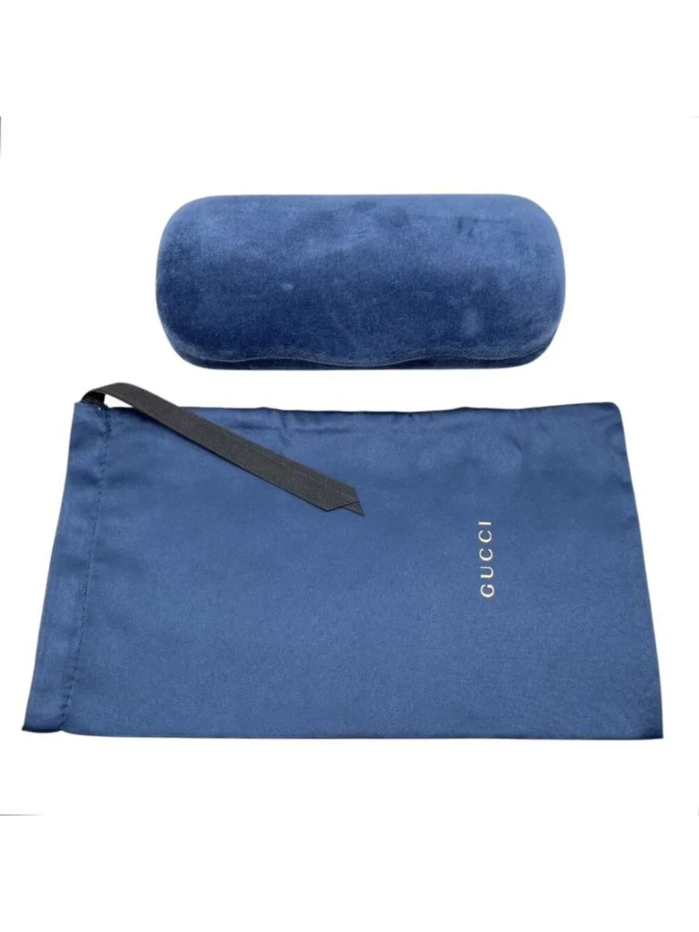 Gucci Sunglasses Asian Fit Logo Navy Blue Black Eyewear